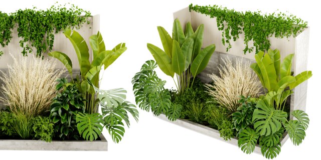 Collection Plant Vol 468 - Blender Model 3D Model .c4d .max .obj .3ds .fbx .stl .blend 