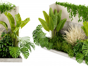 Collection Plant Vol 468 - Blender Model 3D Model