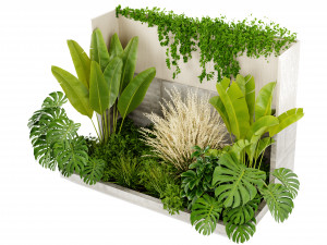 Collection Plant Vol 468 - Blender Model 3D Model