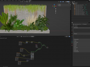 Collection Plant Vol 471 - Blender Model 3D-Modell