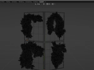Collection Plant Vol 472 - Blender Model 3D Model
