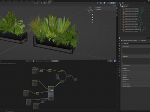 Collection Plant Vol 473 - Blender Model 3D Model