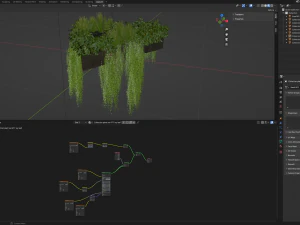 Collection Plant Vol 477 - Blender Model 3D Model