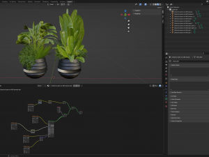 Collection Plant Vol 480 - Blender Model 3D Model
