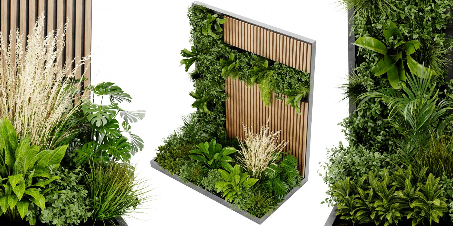 Collection Plant Vol 482 - Blender Model 3D Model .c4d .max .obj .3ds .fbx .stl .blend