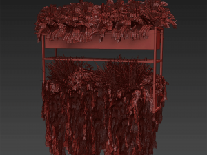 Collection plant vol 483 - hanging - bush - ampelous 3D-Modell
