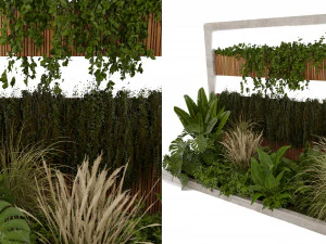 Collection plant vol 484 - blender model 3D Model