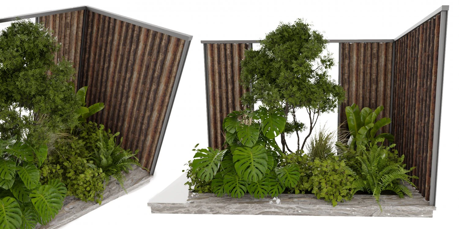 Collection plant vol 488 - blender model 3D Model .c4d .max .obj .3ds .fbx .stl .blend