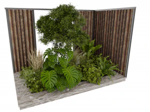 Collection plant vol 488 - blender model 3D Model