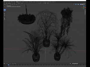Collection plant vol 489 - blender model 3D Model
