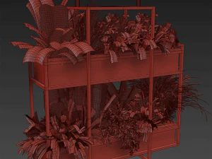 Collection plant vol 491 - hanging - bush - ampelous 3D Model