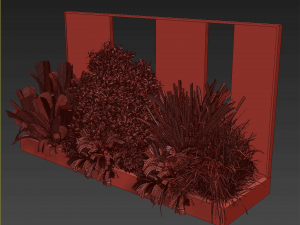 Collection plant vol 493 - garden - leaf - bush - wood 3D Model