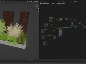 Collection plant vol 493 - blender model 3D Model