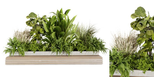 Collection plant vol 496 - blender model 3D Модель .c4d .max .obj .3ds .fbx .stl .blend 