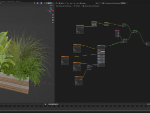 Collection plant vol 496 - blender model 3D Модель