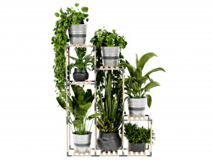 Collection plant vol 498 - blender model 3D 모델