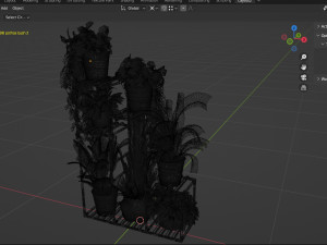 Collection plant vol 498 - blender model 3D 모델
