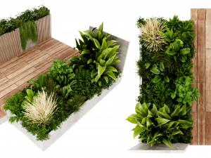 Collection plant vol 500 - blender model 3D Model