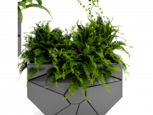 Collection plant vol 501 - blender model 3D Model