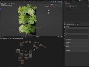 Collection plant vol 502 - blender model 3D Model