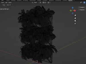 Collection plant vol 502 - blender model 3D Model