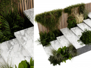 Collection plant vol 506 - blender model 3D Model