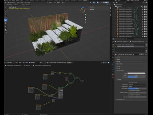 Collection plant vol 506 - blender model 3D Model