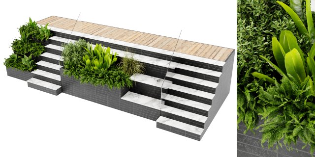 Collection plant vol 507 - blender model 3D Model .c4d .max .obj .3ds .fbx .stl .blend