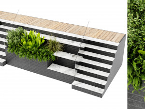Collection plant vol 507 - blender model 3D Model