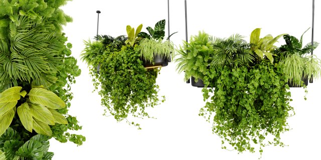 Collection plant vol 510 - blender model 3D 모델 .c4d .max .obj .3ds .fbx .stl .blend 