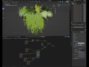 Collection plant vol 510 - blender model 3D Model