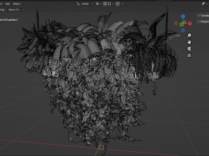 Collection plant vol 510 - blender model 3D 모델
