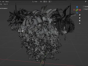 Collection plant vol 510 - blender model 3D Model
