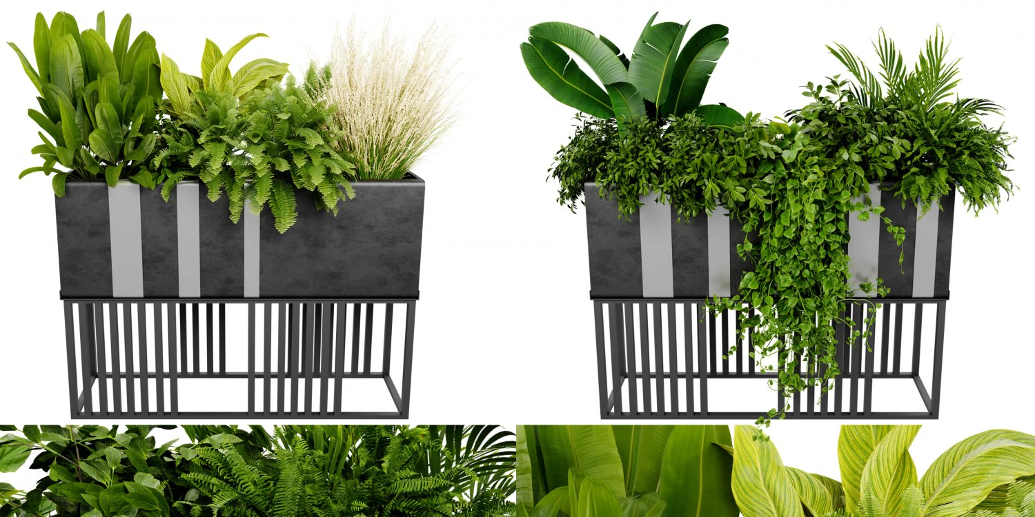 Collection plant vol 511 - blender model 3D Model .c4d .max .obj .3ds .fbx .stl .blend 