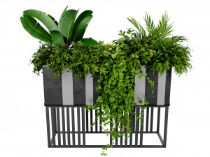 Collection plant vol 511 - blender model 3D Model