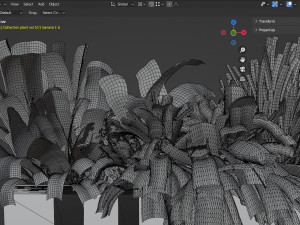 Collection plant vol 511 - blender model 3D Model