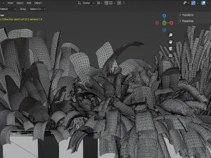 Collection plant vol 511 - blender model 3D Model
