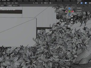 Collection plant vol 512 - blender model 3D Model