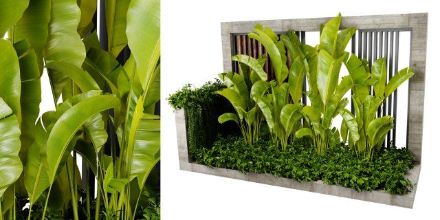 Collection plant vol 513 - blender model Modello 3D .c4d .max .obj .3ds .fbx .stl .blend 