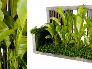 Collection plant vol 513 - blender model 3D Model