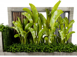 Collection plant vol 513 - blender model 3D Model