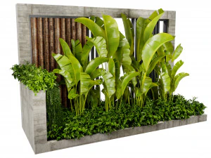 Collection plant vol 513 - blender model 3D Model