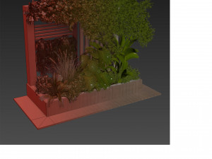 Collection plant vol 515 - garden - leaf - tree- wood 3D Model