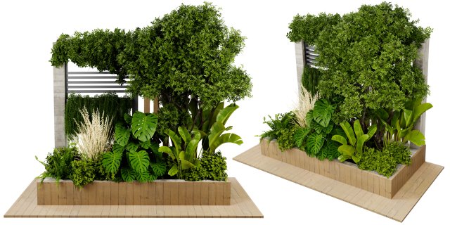 Collection plant vol 515 - blender model 3D Model .c4d .max .obj .3ds .fbx .stl .blend 