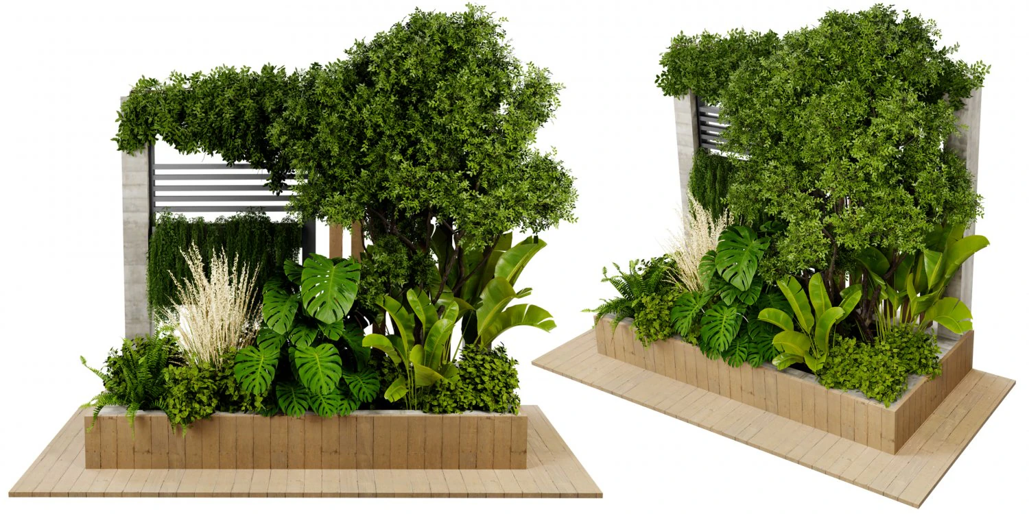 Collection plant vol 515 - blender model 3D Model .c4d .max .obj .3ds .fbx .stl .blend 