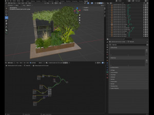 Collection plant vol 515 - blender model 3D Model