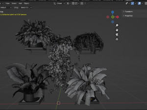 Collection plant vol 516 - blender model 3D 모델