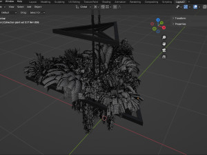 Collection plant vol 517 - blender model Modelo 3D