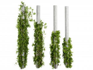 Collection plant vol 518 - blender model 3D Model