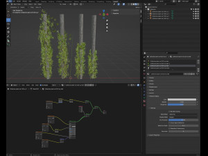 Collection plant vol 518 - blender model 3D Model